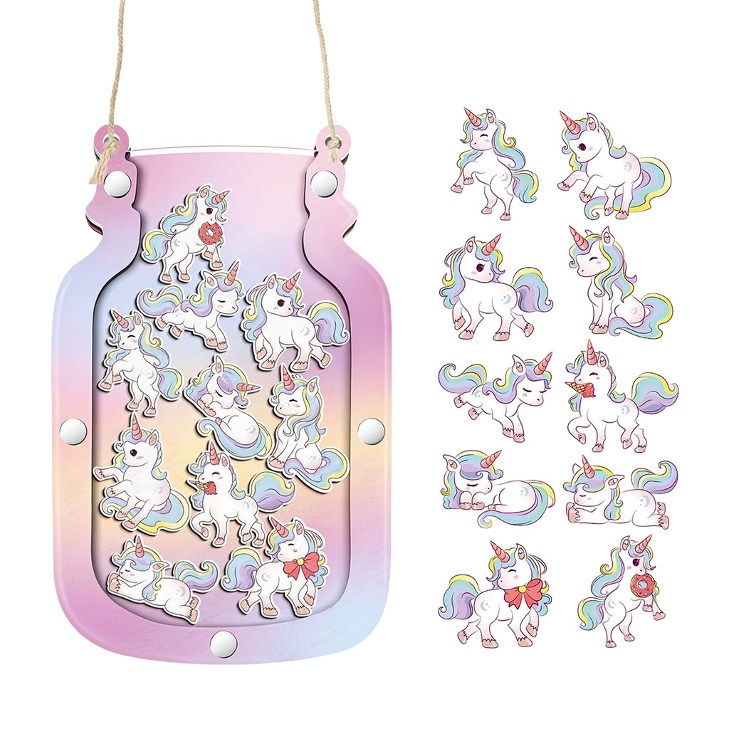 PATPAT Unicorn Reward Kit for Kids Wooden Reward Jar with 20Pcs Cartoon Unicorn Tokens Fun Cartoon Reward Token Kit for Kindergarten, Home Education PATPAT Unicorn Reward Kit for Kids Wooden Reward Jar with 20Pcs Cartoon Unicorn Tokens Fun Cartoon Reward Token Kit for Kindergarten, Home Education